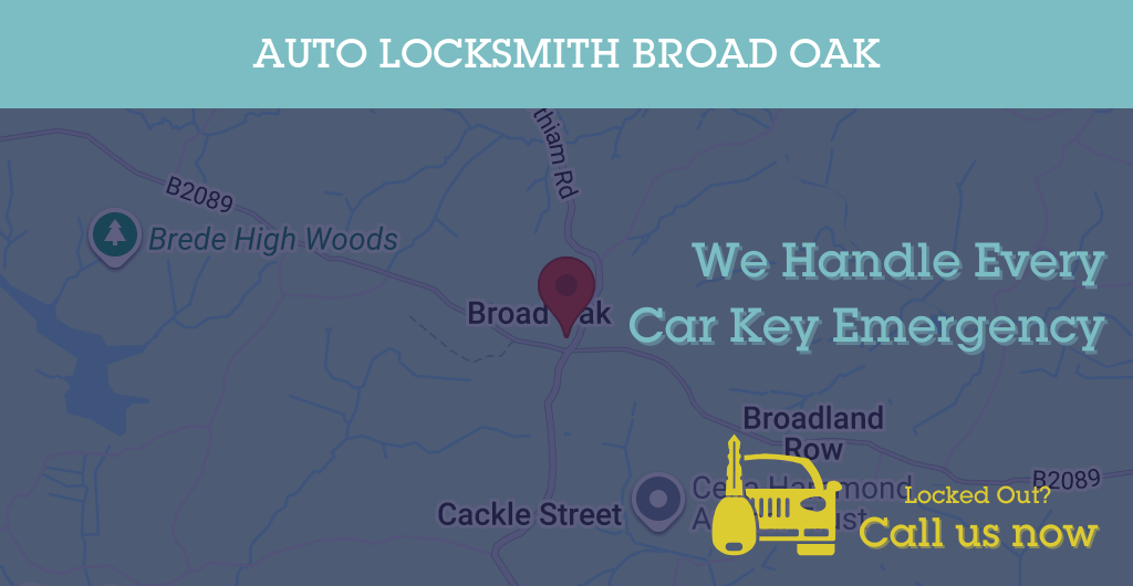Auto Locksmith Services in Broad Oak - TN postcode