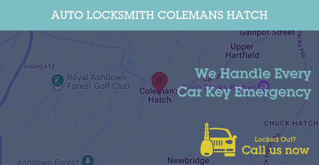 Auto Locksmith Services in Colemans Hatch - TN postcode