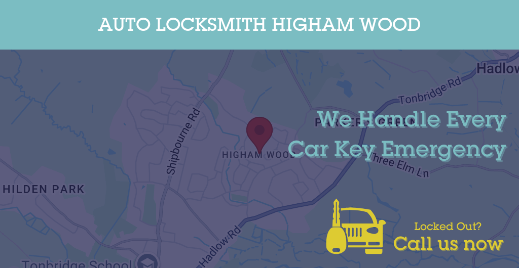 Auto Locksmith Services in Higham Wood - TN postcode